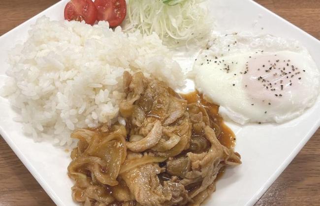 山形三元豚ポークジンジャープレート